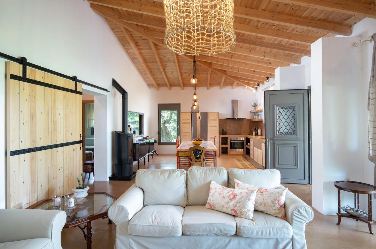 Paralia Sikias Villa Menie - Golden Fig Sykia Lodge מראה חיצוני תמונה