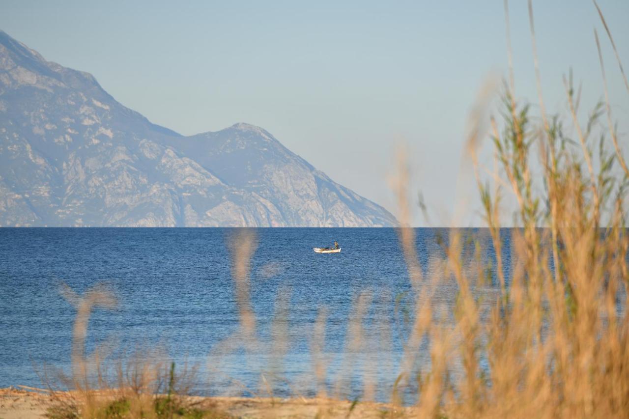 Paralia Sikias Villa Menie - Golden Fig Sykia Lodge מראה חיצוני תמונה