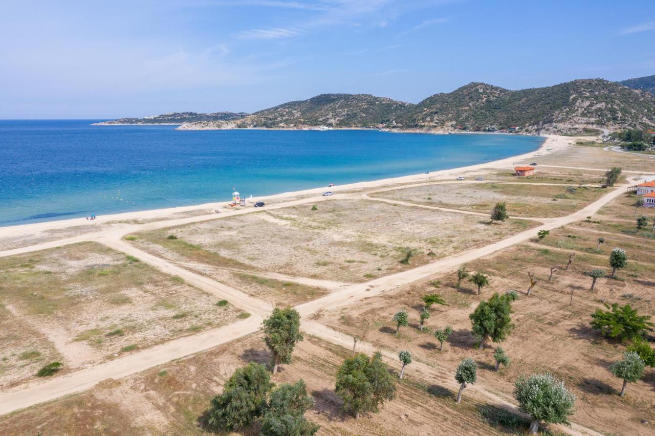 Paralia Sikias Villa Menie - Golden Fig Sykia Lodge מראה חיצוני תמונה